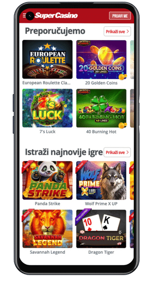 Supersport Casino aplikacija